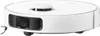 A white robot vacuum cleaner is shown from a diagonal angle, with its front-facing camera prominent. Anteprima dell’immagine prodotto