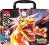 A Pokémon trading card game collector's tin featuring Charizard and other Pokémon. Náhled obrázku produktu
