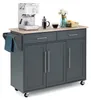 A kitchen cart with a coffee maker and coffee on top. Produktbild-Vorschau