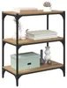 vidaXL Bibliothèque Artisan en chêne 60 x 33 x 70,5 cm Voir les images du produit 2