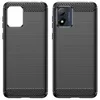 Moto E13 Hülle, Carbon-Faser TPU Silikon Stoßfest Produktbild-Vorschau 3