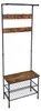 A coat rack with a bench and shoe shelves. Podgląd zdjęcia produktu