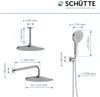 SCHÜTTE KARIBIK Brause-Komplett-Set, Chrom/Hellgrau, für Produktbild-Vorschau 5