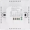 The back of a white thermostat showing connection terminals and labels. Náhled obrázku produktu