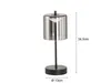 LED Tischleuchte, Akku, USB, Schwarz, Dimmbar, H 34,5 cm Produktbild-Vorschau 8