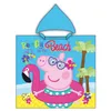 Peppa Wutz Pig Kinder Kapuzen Bade-Poncho Beach 60x120 cm Produktbild-Vorschau 2