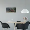 Wanduhr aus Glas – 60x30 cm - Glasbild - Glasuhr - Produktbild-Vorschau 3