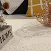 Krémový koberec hodvábne mäkký útulný do obývačky, spálne, Náhľad obrázku produktu 2