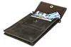 Brustbeutel - Leder - Vintage - Braun - Brusttasche Produktbild-Vorschau 3