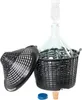 MIKONI Weinballon 10 L mit Kunststoffkorb + 3 Korken + Produktbild-Vorschau 5