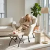 Clinvia Relaxsessel mit Hocker, Sessel mit Armlehnen, Produktbild-Vorschau 3