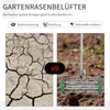 Outsunny Rasenlüfter mit dreiteiligem Stahlrohrgriff Produktbild-Vorschau 4