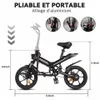 Elektrofahrrad 16 Zoll e bike E-Scooter Elektroroller Produktbild-Vorschau 17