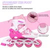 (Rosa) Verstellbare Rollschuhe Inlineskates für Kinder Produktbild-Vorschau 4