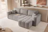 Idohome-Moderne Ecksofa mit Schlaffunktion und L-förmigen Produktbild-Vorschau 1