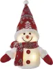 LED leuchtender Weihnachts-Schneemann, 25 cm, 3x AAA, Innen, warmweiss Produktbild-Vorschau