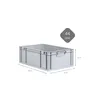 SparSet 10x Eurobox NextGen Grip mit Auflagedeckel inkl. 4 Produktbild-Vorschau 4