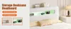 Letto imbottito ProximaX con illuminazione a LED 140x200 cm Anteprima dell’immagine prodotto 11