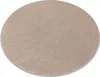 Teppich SOFTY Kreis glatt, einfarbig beige beige rund 150 Produktbild-Vorschau 1