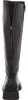 The back view of a black leather knee-high boot with a zipper. Produktbild-Vorschau