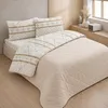 Formeya Gesteppte Doppelbett-Tagesdecke mit Muster – Produktbild-Vorschau 3