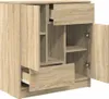 vidaXL Credenza con cassetti e ante in rovere Sonoma Anteprima dell’immagine prodotto 5