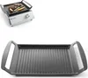 Piastra grill per piano cottura a induzione, 390x260x(H)35 Anteprima dell’immagine prodotto 14