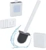 Relaxdays Toilettenbürste Wandmontage, zum Kleben, HxBxT: Produktbild-Vorschau 1