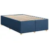 Design Boxspringbett mit Matratze Blau 120x200 cm Stoff, Produktbild-Vorschau 10
