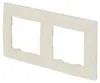 Cadre double Legrand Niloe 665012 beige Voir les images du produit 1