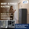 Coemo Briefkasten mit Paketfach aus Metall, verschließbar Produktbild-Vorschau 2