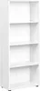Inter Link Bücherregal ARCO 3 Weiß Produktbild-Vorschau 1
