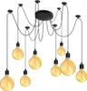 Lampa wisząca sufitowa ARANE PAJĄK 8 ramion do LED 8x E27 Podgląd zdjęcia produktu 1