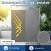 LEADZM Tenda da sole verticale, modello a molla, dimensioni Anteprima dell’immagine prodotto 7