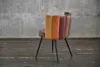 KAWOLA Stuhl JADA Esszimmerstuhl Velvet braun Fuß schwarz Produktbild-Vorschau 5