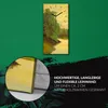 Küche Wohnzimmer Wand Leinwand Uhr 30x60 Gemälde Wald Bäume Produktbild-Vorschau 5