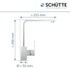 SCHÜTTE Küchenarmatur TIANTO, 360° schwenkbarer Wasserhahn Produktbild-Vorschau 4