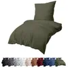 EllaTex Renforcé Bettwäsche Set 155x220 + 80x80 cm Produktbild-Vorschau 2