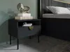 Designer Schlafzimmer Komplett Moon in Schwarz-Gold mit Produktbild-Vorschau 6