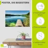 ARTland Poster Trünnensee Mecklenburger Seenplatte Größe: Produktbild-Vorschau 2