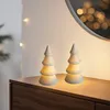 LED Keramik Weihnachtsbaum warm weiß 13 cm - 2er Set - Produktbild-Vorschau 7