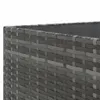 11-tlg. Garten-Sofagarnitur mit Kissen Grau Poly Rattan Produktbild-Vorschau 9