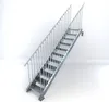 Stahltreppe 11 Stufen bis Höhe 220 cm, Laufbreite : 60 cm Produktbild-Vorschau 1