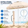 Fleau Goods Luxus-Sonnenschirm-Set 180 cm – UV-Schutz – Produktbild-Vorschau 2
