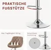 WOLTU 2er Set Barhocker Barstuhl leichte reinige Produktbild-Vorschau 8