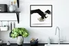 MuchoWow® Gerahmtes Poster Adler - Vogel - Weiß 40x40 cm - Produktbild-Vorschau 3