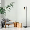 Stehlampe Leselampe Wohnzimmer Retro Schwenkbar Produktbild-Vorschau 2