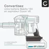 CELLONIC, Adaptateur compatible avec batterie Makita 18V Voir les images du produit 3