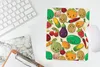 MuchoWow® Mauspad Mousepad Kawaii - Muster - Gemüse - Obst Produktbild-Vorschau 5