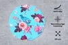 MuchoWow® Mauspad Mousepad Vogel - Blumen - Muster 20x20 cm Produktbild-Vorschau 3